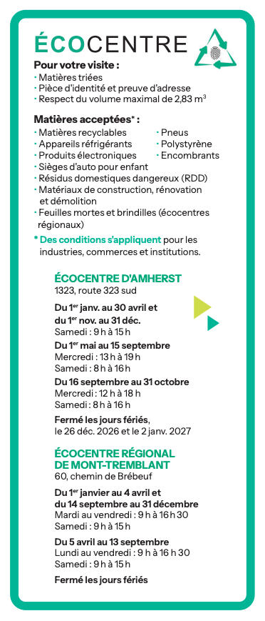 Écocentres RIMRO